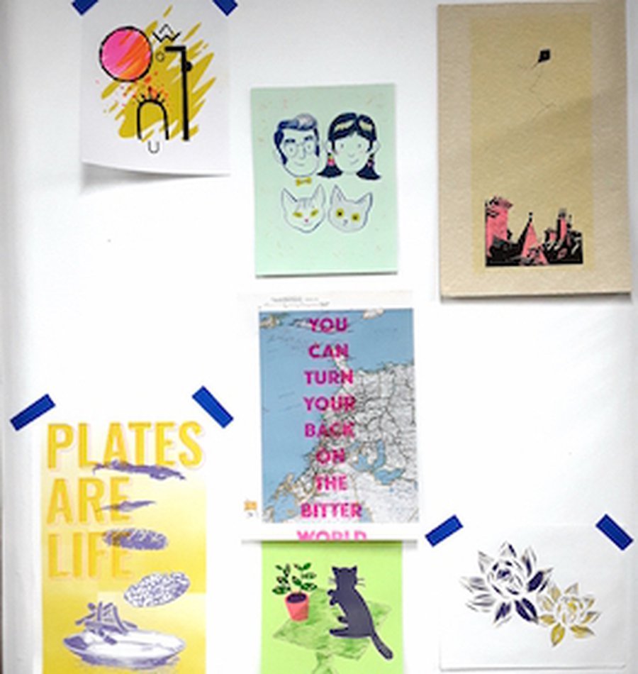 Friday Fling! Riso Posters! image