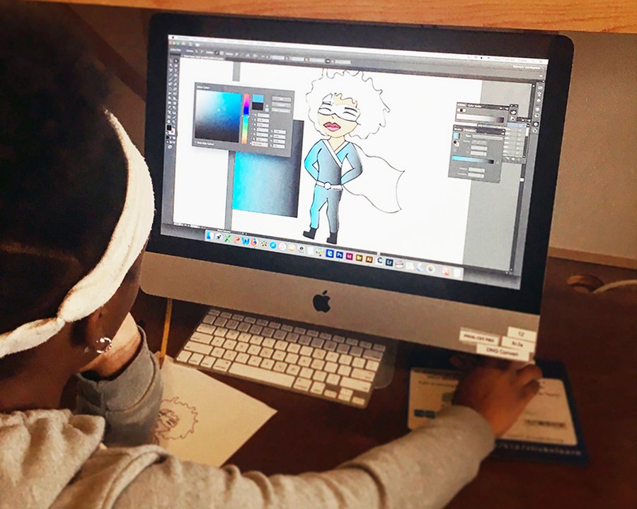 Create Your Own Superhero - Illustrator (Ages 13-17) image