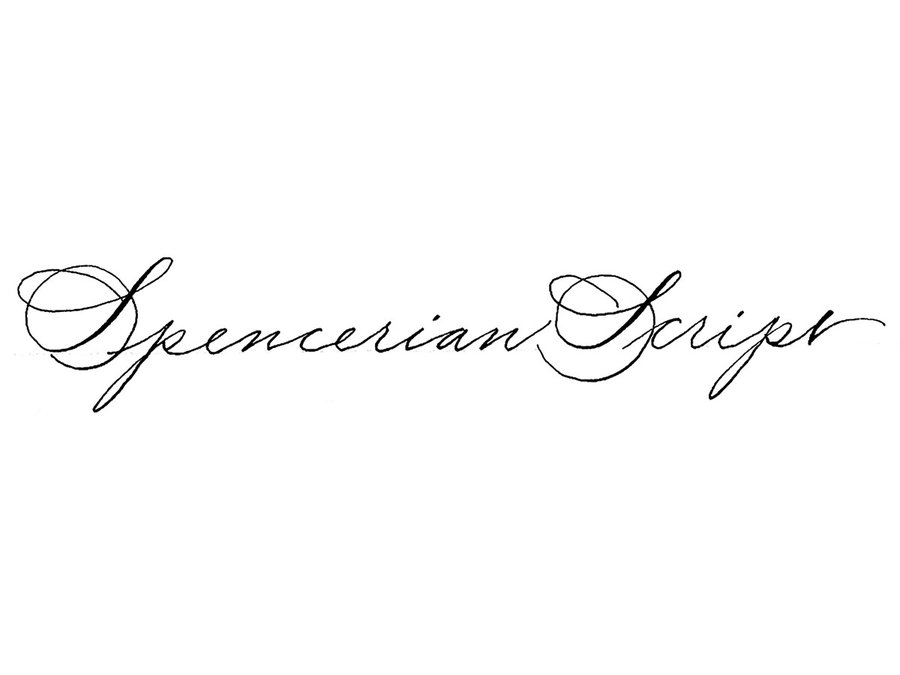 Calligraphy: Spencerian Script image